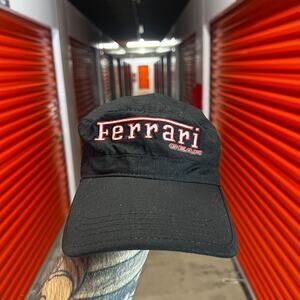 Ferrari Gear Black Military Cap Adjustable